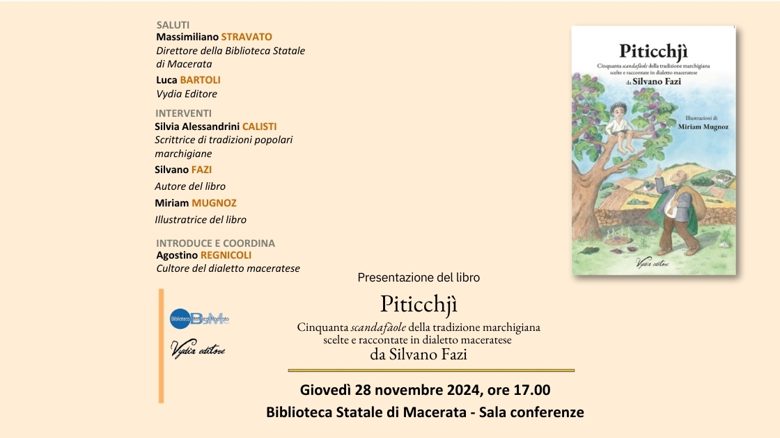 Presentazione del libro di Silvano Fazi: “Piticchjì”
